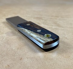 Bushcraft Striker Firesteel Scraper For Ferro Rod Carbon Steel Cocobolo Handle