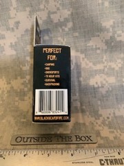 Black Beard Fire STORMPROOF MATCHES – (20) Matches, Case w/Striker, Long Burn
