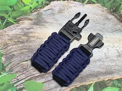 16 mm Navy Black Green Gray Adjustable Survival Paracord Watch Band G-Shock