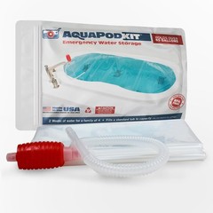 Made in USA – Emergency Bathtub Water Storage Bladder 65-100 Gallon Capacity – B