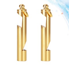 2pcs Whistle Keyring Beer Bottle Opener Whistle Outdoor Emergency Whistles Gift