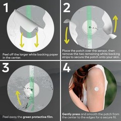 Freestyle Libre 2 Waterproof Sensor Covers 45 Transparent Protectors