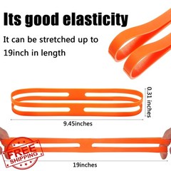 Outus 9 Inch Multicolour Rubber Bands 10 Count