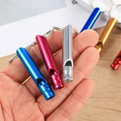 Sibba 100 Pcs Emergency Whistle Survival Loud with Keychain Rescue Signaling