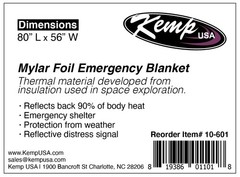 Emergency Mylar Blanket Pack of 25 – Lightweight Thermal Reflective Survival Gea