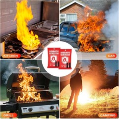 40″x40″ Fire Blanket for Home Kitchen Car BBQ, Emergency Fiberglass