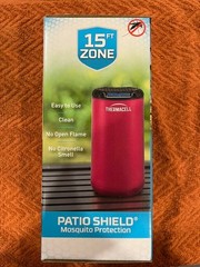 Thermacell Patio Shield Mosquito Repeller 15 Ft DEET-Free Magenta MRPSP