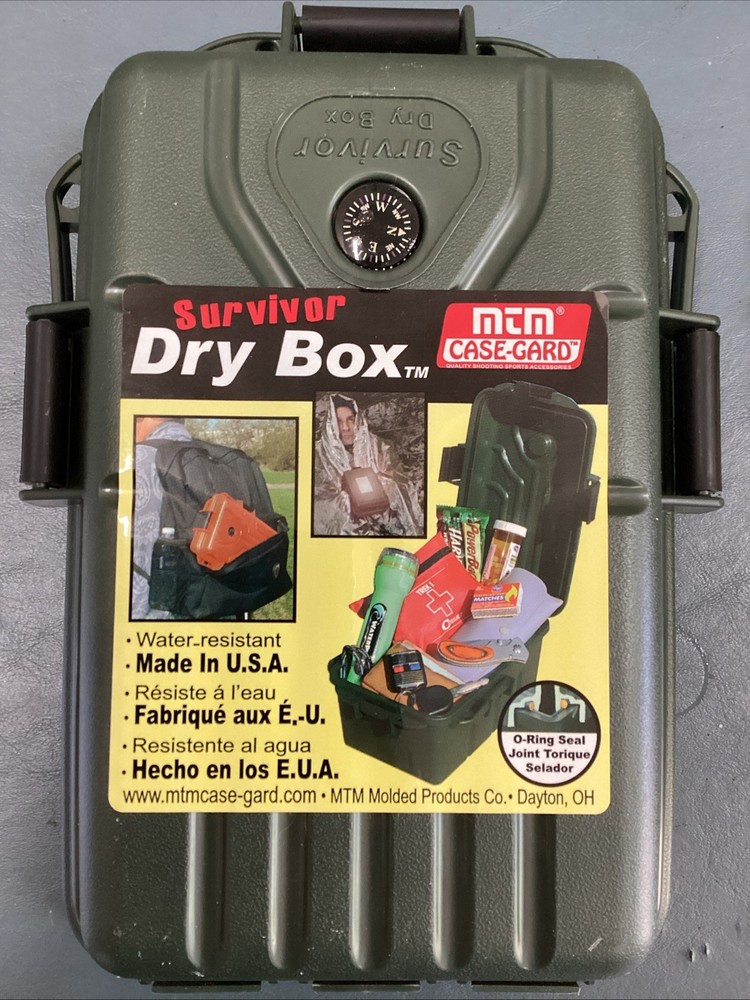 MTM Survivor Dry Box with O-Ring Seal Large, Forest Green