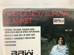 BRW Diversified Emergency/Survival Blanket 84”X 52” OldGnu