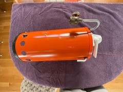 Little Sizzler Vintage Portable Water Heater Propane Camping Off Grid USA prep