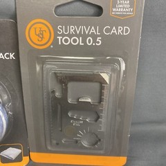 UST Survival Lot Card Towel (2-pack) & Folding Scissors