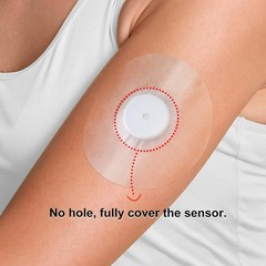 60-Pack Latex-Free Libre Sensor Covers: Waterproof & Long-Lasting Protection