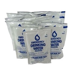 Datrex DX1000W-18 Emergency Water Packet 4.227 oz 72 Hour Supply 18 Packs White