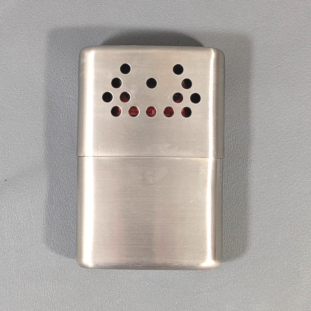 Vintage Jon-E Standard Hand Warmer Aladdin Mfg Co Chrome Patented 1960