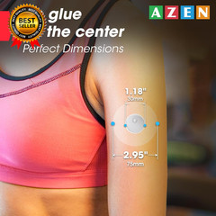 100 Pack Freestyle Sensor Covers for Libre 3 Waterproof Adhesive Patches