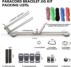 Paracord Jig Tools Bracelet Making Kit Paracord Jig Weaving Tools Accessories Lo