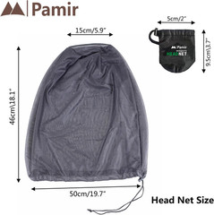 4 Pack Mosquito Head Net Mesh Bug Net for Head – Fits Over Hats Insect Shield…
