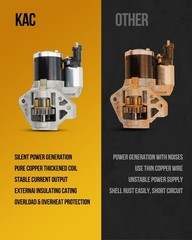 Kac Starter Motor 17849N Compatible 2003-2010 Pt Cruiser Naturally Asfor
