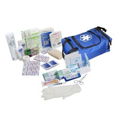 80 Piece First Responder Kit / Jump Bag – Blue