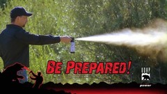 Lot of 2 – UDAP Pepper Power Bear Spray Repellant w/ Griz Guard Holster