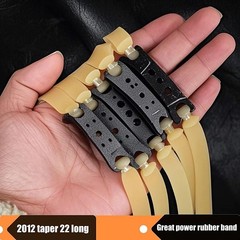 4Pcs 1/1.2/1.2/2mm Shooting Rubber Bands Hunting Slingshot Flat Rubber Bands