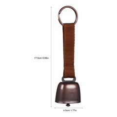 2Pcs Durable Iron Bear Bells Loud Outdoor Warning Bells for Hiking Climbing