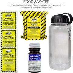 72 Hour Deluxe Emergency Kit 1-Person 3-Day Backpack First Aid Kit Survival