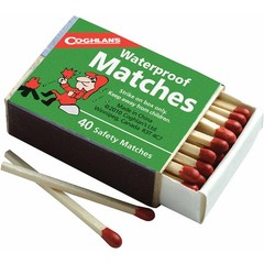 Coghlan’s Waterproof Matches (30 Boxes), 1,200 Total Matches, Safety w/ Striker
