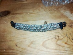 Paracord 9″ Survival Bracelet Plastic Buckle Multicolor Camo NEW
