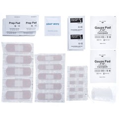ASR Outdoor 55pc Compact Travel First Aid Kit in Resealable Bag Camping Hiking
