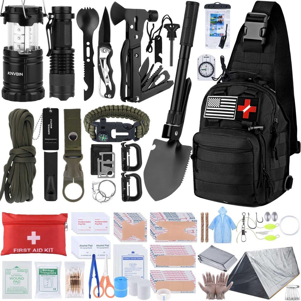 Outdoor Emergency Survival Kit, 250PCS Survival Tool Set, Tactical Equipment