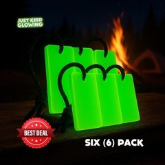 Glow in Dark Emergency Light Reusable Camping Survival Gear EDC