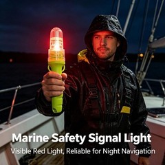 3 PCS Electronic Boat Flares, Coast Guard Approved Distress Signals for Fishing
