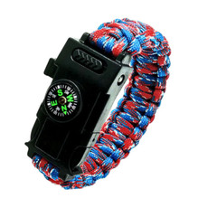 Emergency Paracord 550 4Mm Led Lights Camping Rope Parachute Cord Bracelet Survi