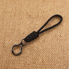 Outdoor Paracord Keychain with Trigger Snap Hook Hand-Woven Survival Camping