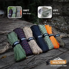 Paracord Survival Paracord Parachute Fire Cord Survival Ropes 4-in-1 U.S. Milita
