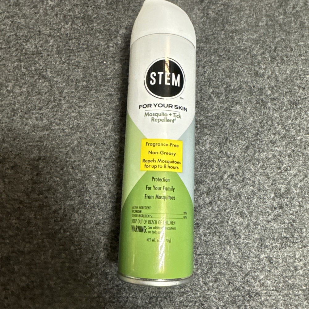 STEM Repels Mosquitoes + Ticks Mosquito Repellent Spray Picaridin 6oz