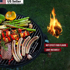 Fire Starter Squares 64 – Starters for Fireplace,Chimney,BBQ Brown-64