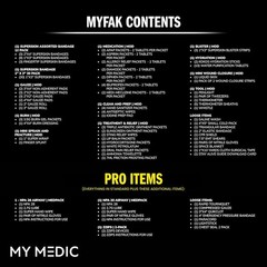 Trauma Kit First Aid Kit with Tourniquet MyFAK PRO HSA FSA Items Premium Medical