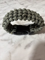Paracord Survival Bracelet, 12 1/2 Feet Of 550 Lb 7 Strand .