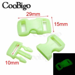 3/8″ Glow in the Dark Curved Release Buckles Paracord Bracelet BackPack Parts