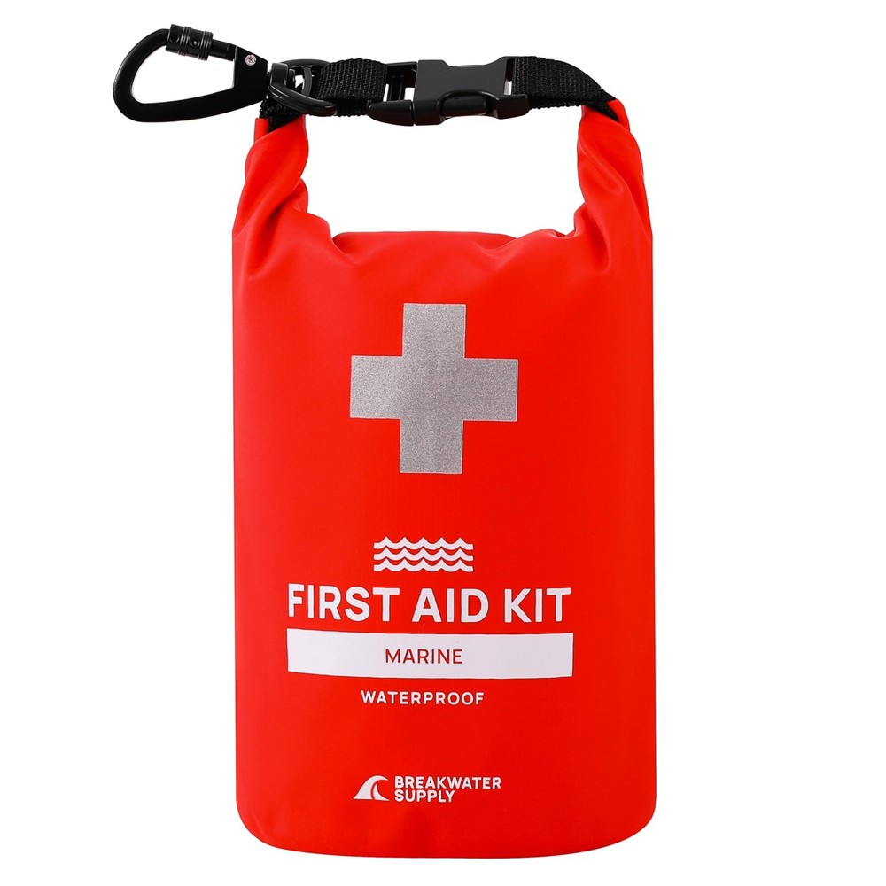 Breakwater Supply™ Waterproof Marine First Aid Kit Boat Safety Tool Kit, 100