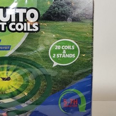 20 COILS – Mosquito Repellant Coils NATURAL 5-7 Hour Protection – NIB by USKICH