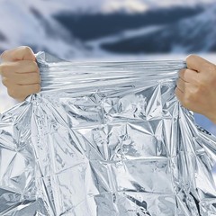Emergency Mylar Thermal Blankets,Space Blanket Survival Kit Camping Blanket, Per