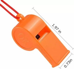 72Pcs Plastic Whistles, Bulk Whistles, Training Sports Whistles with Lanyard, Lo
