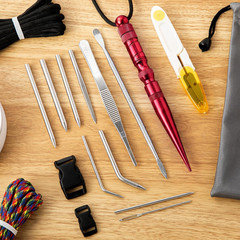 12 Pcs 2026 Update Paracord FID Knotter Tools Set Stainless Steel Marlinspike Se