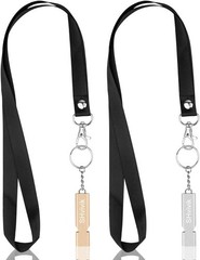 High Pitch Emergency Whistle 2PCS – Lightweight & Portable for Hiking, Fishing