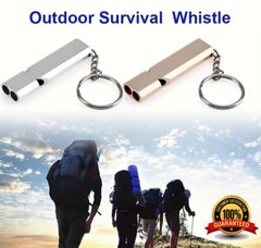Emergency Safety Whistle With Keyring, 2 PCS, Outdoor Survival 105db to 140db