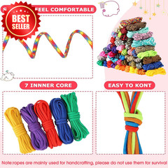 80 Pcs Paracord 550 Cord 10FT Kit Bracelet Lanyard Dog Collar DIY Craft US