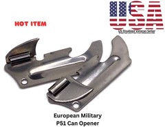 2 Piece Bundle European Military P51 Can Opener Bottle Opener Ships Free